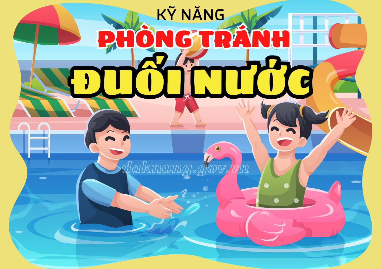 Hướng dẫn phòng chống đuối nước ở trẻ em